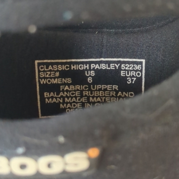 BOGS Women's Rain Boot Size 6 - Picture 7 of 9